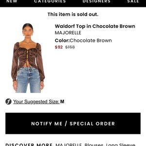 Majorelle Waldorf Top